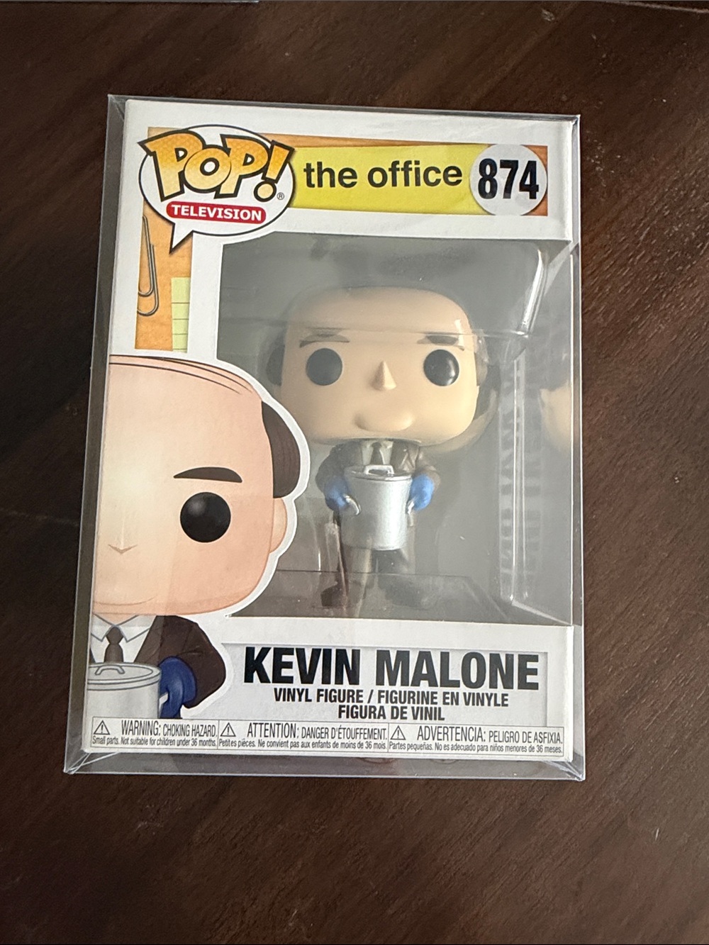 Funko Pop! The Office Kevin Malone Vinyl Figure - White, Blue, Brown